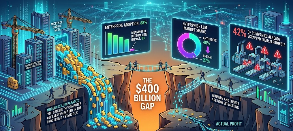 Enterprise AI in 2026: The $400 Billion Gap Between Anthropic's Rise and OpenAI's Pivot