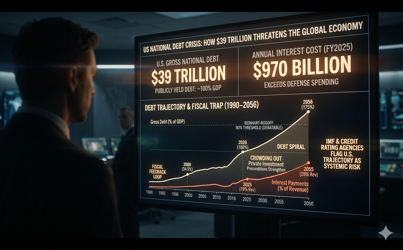US National Debt Crisis: How $39 Trillion Threatens the Global Economy